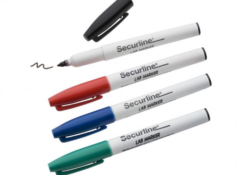 marker laboratoryjny do szkła Secureline o grubości 1 mm