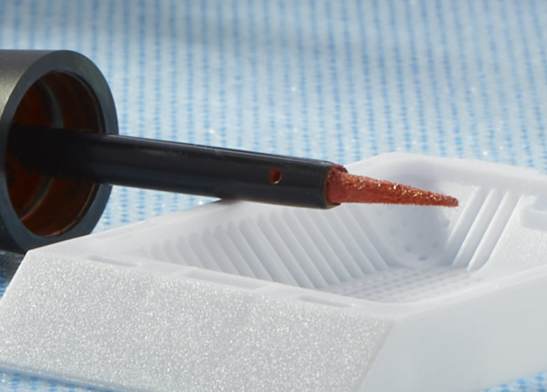 Tissue Markin Dyes, Zestaw tuszy histologicznych z aplikatorem, 3 butelki z tuszem w kolorach: złoty, magenta, turkus